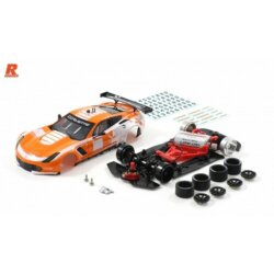 A7R GT Racing Cup Kit orange/weiss mit Dekor und R-Fahrwerk