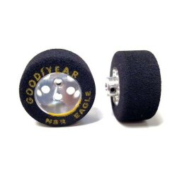 Complete wheel rear sponge glued and trued 26x14 IMCA 3mm...