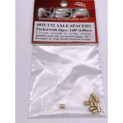 Axle spacers 3/32 .160" Bronze (10pcs) NSR4855