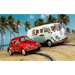 VW Rusty Rides Volkswagen Beetle & T1B Camper Van -...