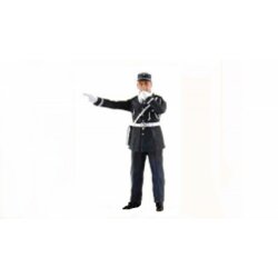 Figur Gendarmerie LeMans Andre mit Trillerpfeife1/32