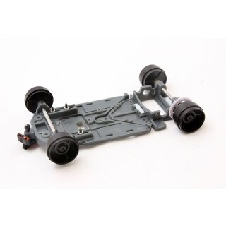 Fahrwerk HS-Sidewinder montiert inkl. Achsen, Felgen, Zahnrad, Leitkiel SC8500M
