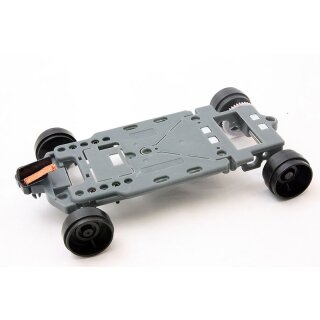 Fahrwerk HS-Sidewinder montiert inkl. Achsen, Felgen, Zahnrad, Leitkiel SC8500M