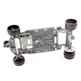 Fahrwerk HS-Sidewinder montiert inkl. Achsen, Felgen, Zahnrad, Leitkiel SC8500M