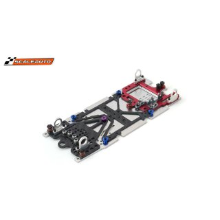 Fahrwerk Sport-M 1:24 RC3 Sport-Fahrwerk Alu-Carbon-Stahl Sidewinder variabler Radstand 94-117mm f.Long-Can Motor   Scaleauto SC-8200B2