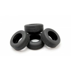 Tires &Oslash;22x9mm (4) Classic Vollg.Shore 30 Profil...