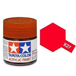 Farbe Acryl X-27 rot klar 10 Tamiya 81027