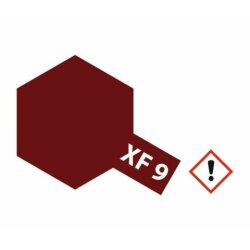 Farbe Acryl XF-9 Rumpf-rot matt 10ml Tamiya 81309