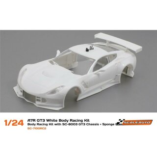 Karosseriebausatz white kit Corvette C7R weiß    SC7511 Scaleauto
