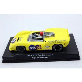 Lola T70 Can-Am Roger McCluskey #12 1967 gelbThunderslot CA00204S/W