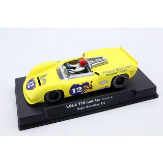 Lola T70 Can-Am Roger McCluskey #12 1967 gelbThunderslot CA00204S/W