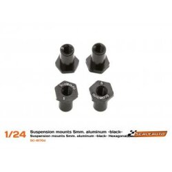 Fahrwerksdistanz T-Hülse M2 Höhe 5mm Aluminium...