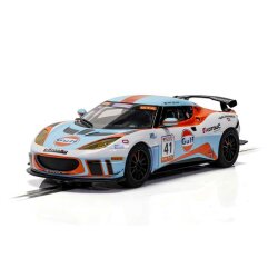 Lotus Evora Gulf edition Scalextric c4183