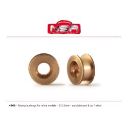bushings 2,5mm 3/32 no tolerance no friction inliner