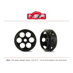 Felge 3/32 CNC Plastic ultralight wheels 17x8mm 0,4 Gramm...