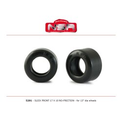 tires Slick front 17x10 Niederquerschnitt no friction (4)...