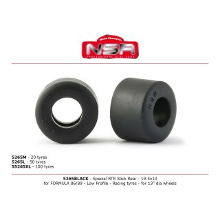 Reifen Formula Rear 19,5x13 low Profile (4) Racing tires 13  NSR5265