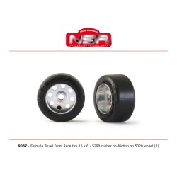 Complete wheel front rubber 13&quot; glued and trued...