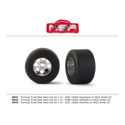 Complete wheel rear rubber Ultrargrip 13&quot; glued and...