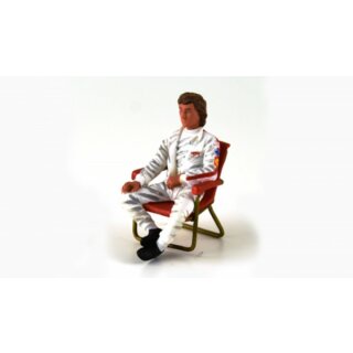 Rennfaher Jochen mit Klappstuhl Le Mans Miniatures 1/32