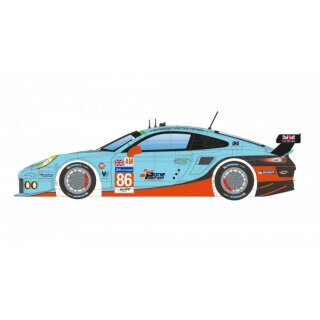 Porsche 991RSR Le Mans GULF NR. 86 Full Racing RC Competition Kit mit Scaleauto GT-3 Chassis Fahrwerk SC7058RC2 Scaleauto