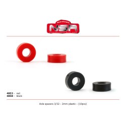 axle spacers 2mm black (10) NSR4858