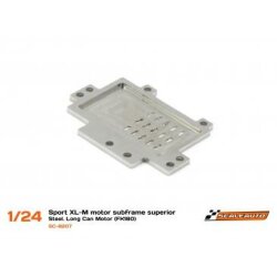 Motorhalter-Grundplatte Unterteil 1:24 Stahl zur Montage...