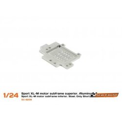 Motorhalter-Grundplatte Unterteil 1:24 Stahl zur Montage...