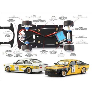 Opel Kadett C Coupe GT/E Nr.1 Berlandy Team Opel BRM110 BRM Slotcar