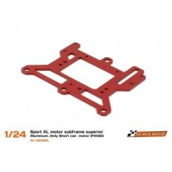 Motorhalter-Grundplatte Oberteil 1:24 Aluminium zur...