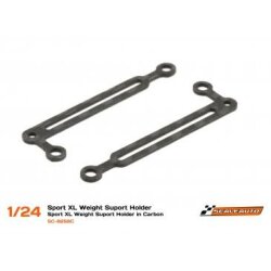 Fahrwerk-Seitenhalter 1:24 Carbon f.Slotcar-Chassis...