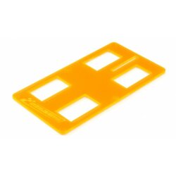 Fahrzeugtest- und Abstellplatte Acryl fürSlotcars...