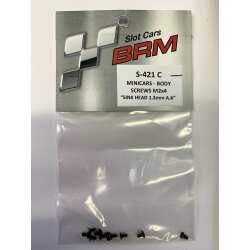 Body assemblyscrewn M2x4mm m.Innensechskant f.Slotcars...