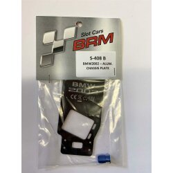 Chassis base plate Aluminium f.Slotcars 1:24 BRM BMW2002...