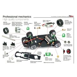 Ersatzteile 1/32  REVOSLOT Mercedes CLK