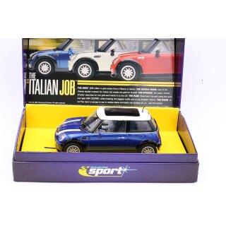 Mini Cooper the italian Job blue limited Sport edition Scalextric C2539A
