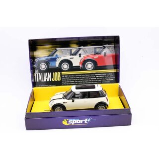 Mini Cooper the italian Job white limited Sport edition Scalextric C2540A