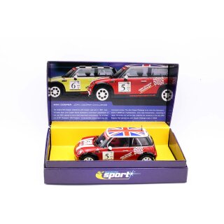 Mini Cooper John cooper challenge red  limited Sport edition Scalextric C2484A