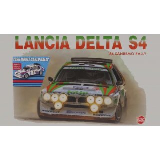 Lancia Delta S4 1986 San Remo Rally + Rally Monte Carlo  Nunu 1/24 Model Kit PN24005B