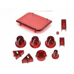 Drehknopf- u.Tasterset rot f.controller SCP-3 slot.it...