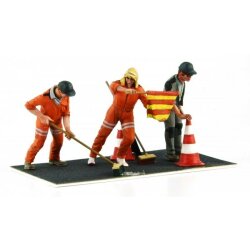 Streckenposten Set A 3 Figuren  Le Mans Miniatures 1/32