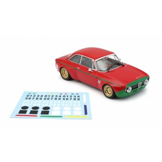 Alfa Giulia Edition red/green mit Beklebungssatz BRM Slotcar BRM142G