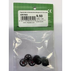 Felgeneinsatz mit Bremsscheibe silbergrau (4) 17,3mm...