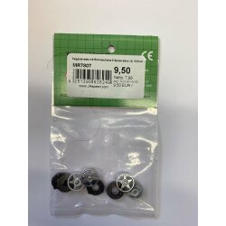 Felgeneinsatz mit Bremsscheibe 5 Spoke silber (4) 16,5mm...