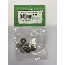 Felgeneinsatz mit Bremsscheibe 12 Spoke silber (4) 16,5mm...