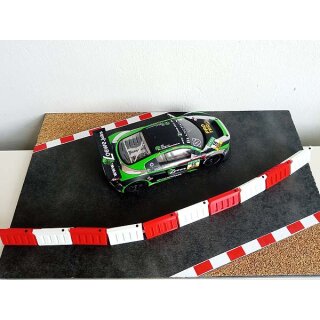 Barriere Absperrung rot und weiss Deko (5+5) für 1/32 und 1/24 für slotcars oder Diorama JAspeed J100159