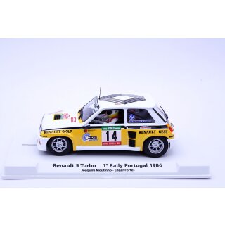 Renault R5 Turbo Rally Portugal 1986 limited edition FLY slotcar  FLY99126