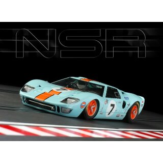 Ford GT40 MK Le Mans 1969 Gulf NSR slotcar nsr 0312SW