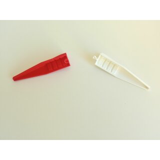 Barriere Absperrung rot und weiss Deko (1+1) Endstücke für 1/32 und 1/24 für slotcars oder Diorama JAspeed J100166