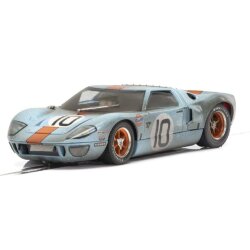Ford GT 40 Nr.10 Le Mans 1968 Gulf weathered Scalextric...